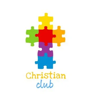 Christian inclusive educating concept Illustrazione stock