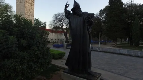 Christian Monument Split Video stock 69818372