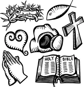 Christian Objects Stock-Illustration