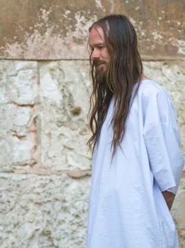 Christian pilgrim Stock Photos