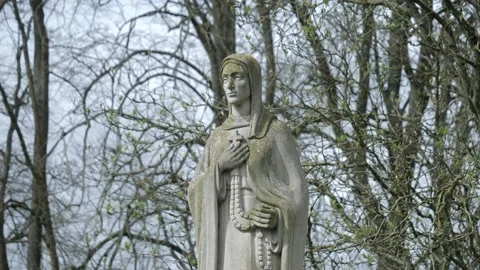 Christian statue 库存影片 154301649