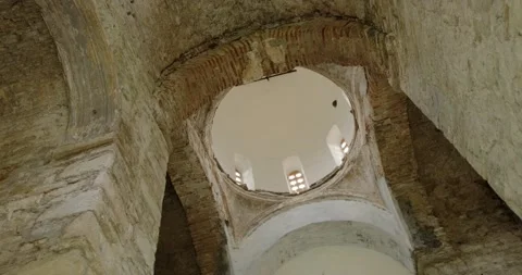 Christian temple in the Caucasus Stock Footage 136560603