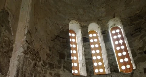 Christian temple in the Caucasus Video stock 136560626