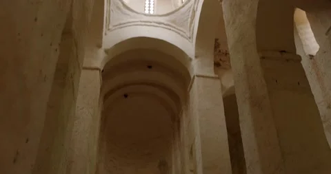 Christian temple in the Caucasus Stock Footage 136560780