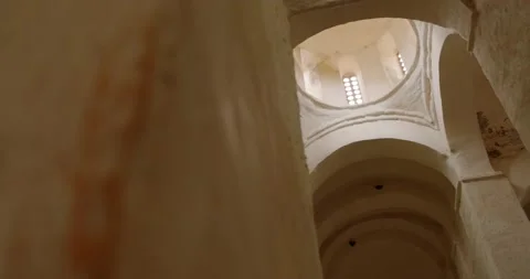 Christian temple in the Caucasus Stock Footage 136560794