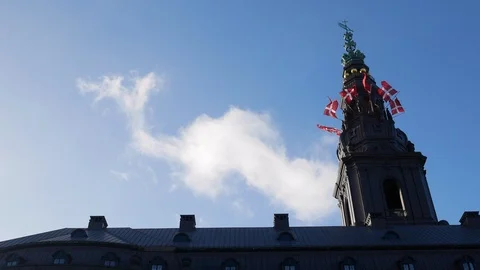 Christiansborg palace Stock Footage 105364351