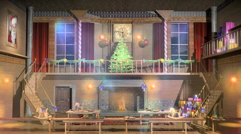 Christimas santa den Video stock 51668774