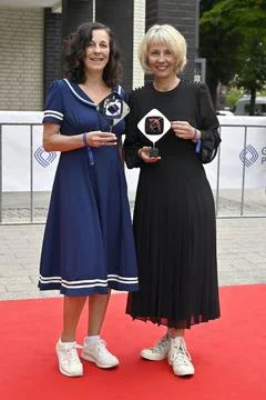 Christine Rütten und Petra Boberg bei der 58. Verleihung des Grimme Preise.. Stock Photos