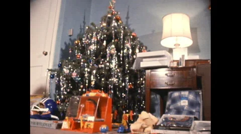 Christmas 1950s Video stock 47327272
