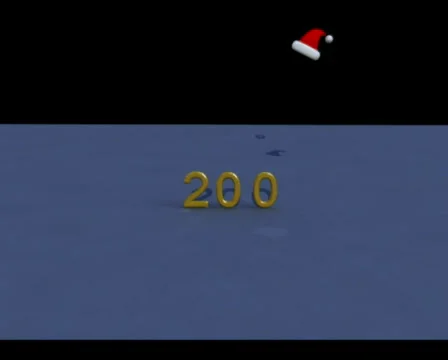 Christmas 2009 message Stock Footage 562503