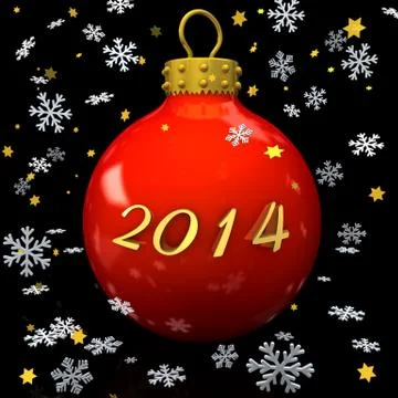 Christmas 2014 Stock Illustration
