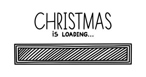 Christmas 2022 progress loading bar. Infographics design element with status of Stock Illustration