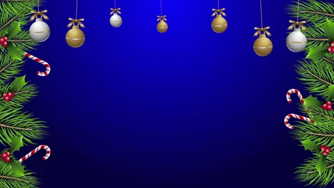 Christmas 3d card template Stock Footage 166783890