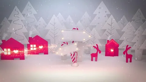Christmas 4K UHD Video Background with Copy Space for Holiday and Festive D.. Stock Footage 344840424