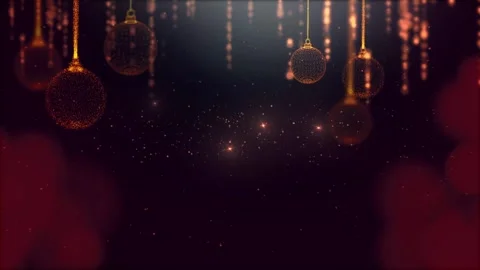 Christmas 4K UHD Video Background with Copy Space for Holiday Greetings and.. Stock Footage 344964596