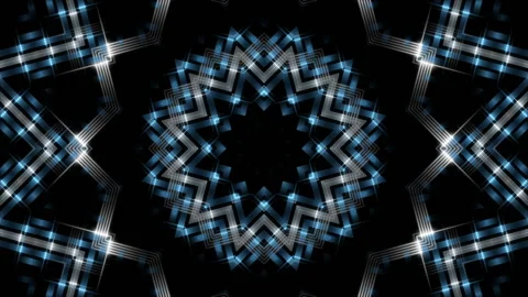 Christmas abstract background, motion blue shape on black background, loop Stock Footage 160988135