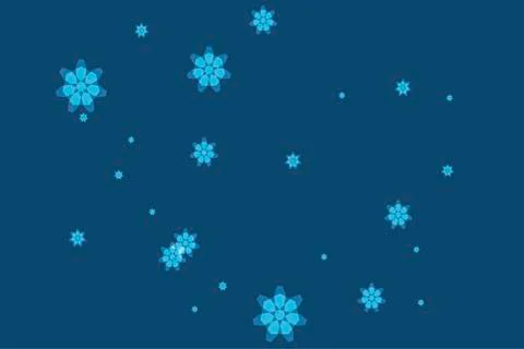 Christmas abstract background of snowflakes. Vector illustration Stock Illustration