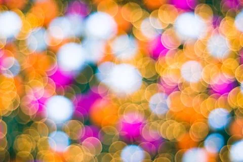 Christmas abstract blurred background. Multi-colored lights. Unfocused image Stock Photos