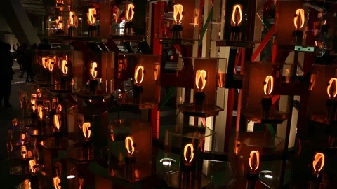 Christmas abstract lights Stock Footage 126790014