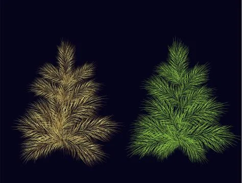 Christmas abstract pattern. Happy new year card design. Christmas tree card b Stock Illustration