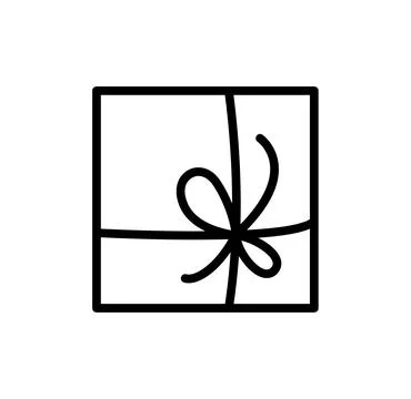 Christmas advent composition winter gift box icon. Hand drawn winter holiday 스톡 일러스트