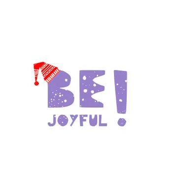Christmas and New Year elements with lettering. Vector flat design with texture Illustrazione stock