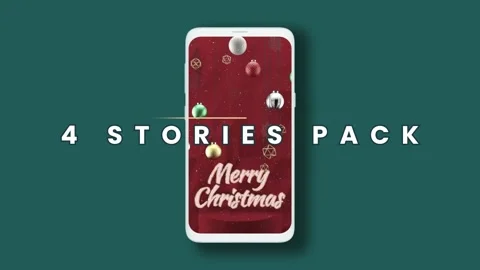 Christmas And New Year Instagram Stories Stock After Effects
