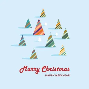 Christmas and new year vector Stock Illustration