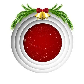 Christmas and New Year with vector illustrations. Illustrazione stock