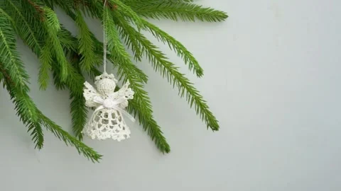 Christmas angel Stock Footage 257911048