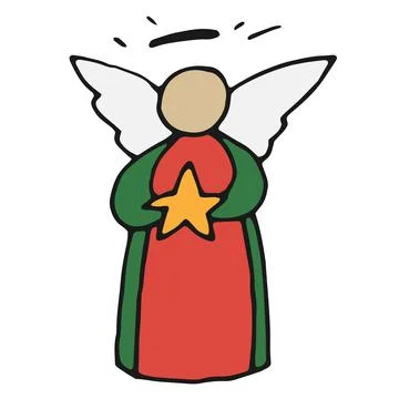 Christmas angel Stock Illustration