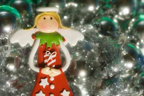 Christmas angel Stock Photos