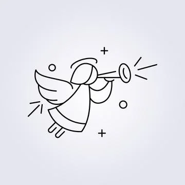 Christmas angle icon vector illustration design Stock Illustration