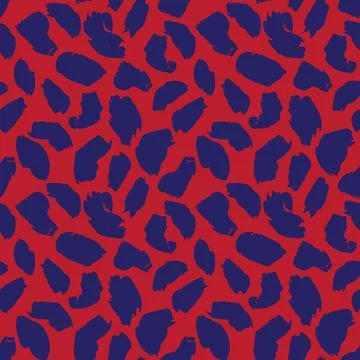 Christmas Animal Leopard Seamless Pattern Background 스톡 일러스트