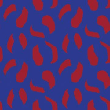 Christmas Animal Leopard Seamless Pattern Background Stock Illustration