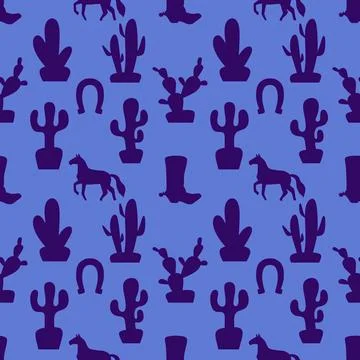 Christmas animals seamless horse pattern for wrapping paper and fabrics Stock Illustration