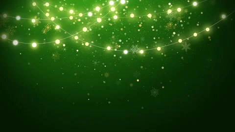 Christmas animated greeting Card with string lights background Stock Footage 257916569