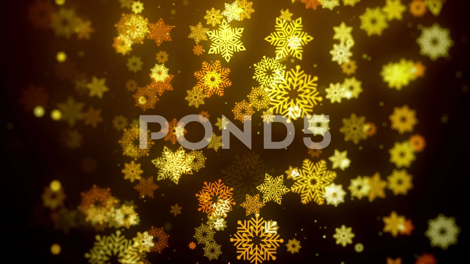 Christmas animation background (gold the... | Stock Video | Pond5