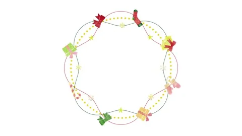 Christmas animation for title background 動画素材 309309174