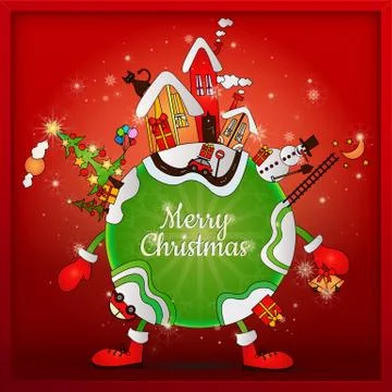 Christmas around the world Stock Illustration