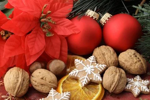 Christmas arrangement Stock Photos