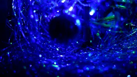 Christmas artificial tree Stock Footage 129584189