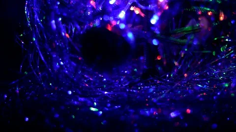 Christmas artificial tree Stock Footage 129584420