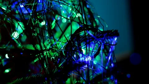 Christmas artificial tree Stock Footage 246925864