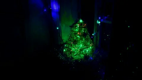 Christmas artificial tree Stock Footage 247533568