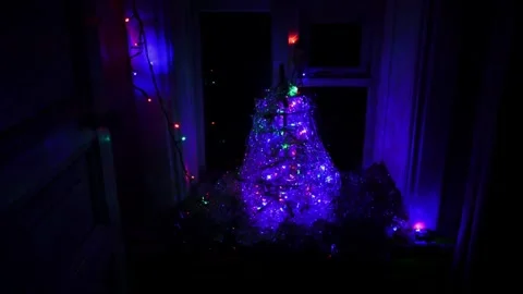 Christmas artificial tree Stock Footage 247537548