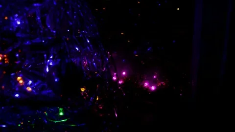 Christmas artificial tree Stock Footage 247934980