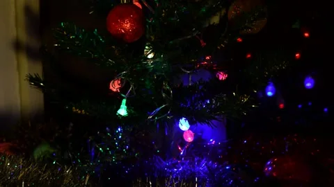 Christmas artificial tree 库存影片 302039719