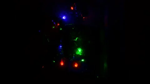 Christmas artificial tree Stockbeeldmateriaal 302050532