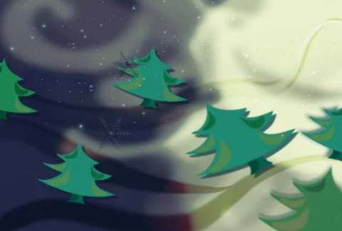  Christmas backdrop 動画素材 574752